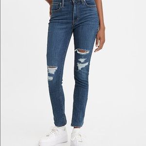 Levi 721 high rise skinny jeans